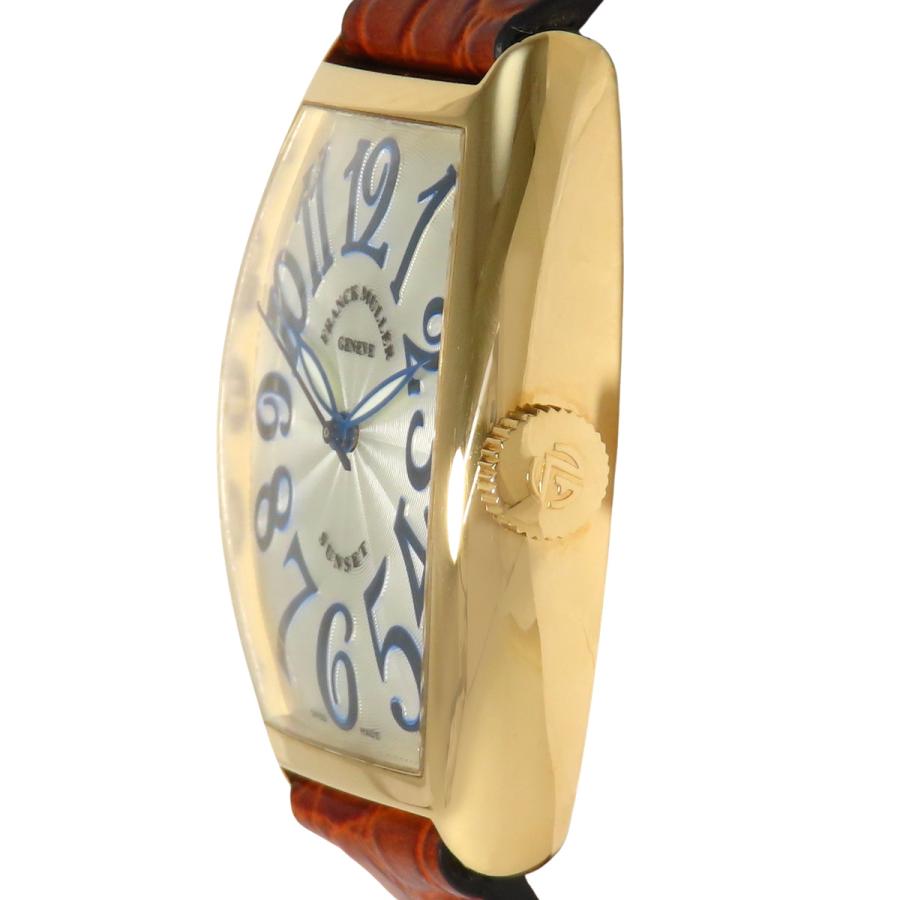 【保証書付】フランクミュラー トノーカーベックス サンセット 5850SC YG/革 腕時計 ブラウン メンズ 40802149252【中古】【アラモード】 |  | 02