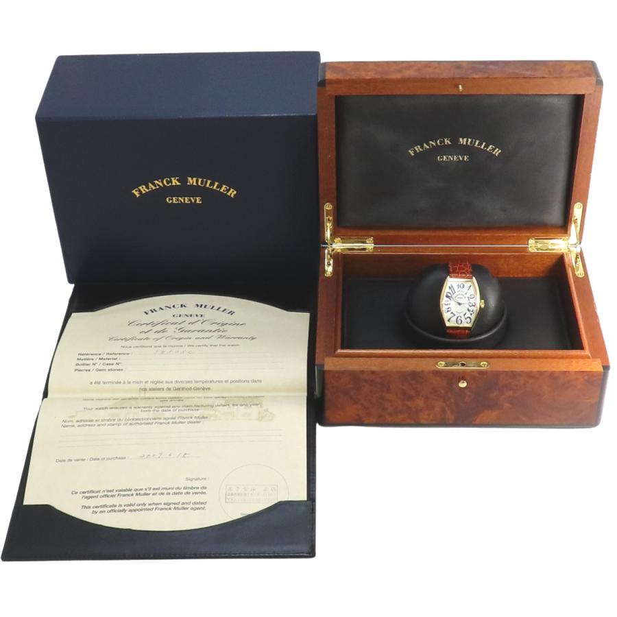 【保証書付】フランクミュラー トノーカーベックス サンセット 5850SC YG/革 腕時計 ブラウン メンズ 40802149252【中古】【アラモード】 |  | 05