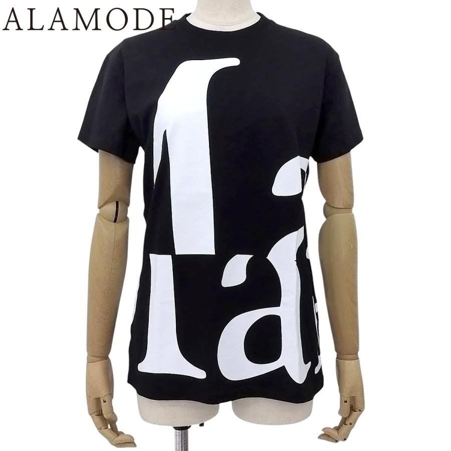 Maison Margiela(メゾン マルジェラ) プリントロゴ Tシャツ Tシャツ 2020年 アパレル ファッション 半袖 S コットン ブラック黒 ホワイト白 レディース 40802149713【中古】【アラモード】 メゾン マルジェラ プリントロゴ Tシャツ 2020年 アパレル