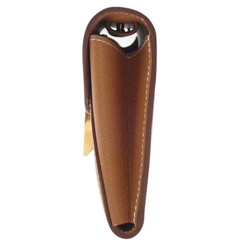 HERMES エルメス シェーヌダンクルトゥーゴー ゴールド ブラウン