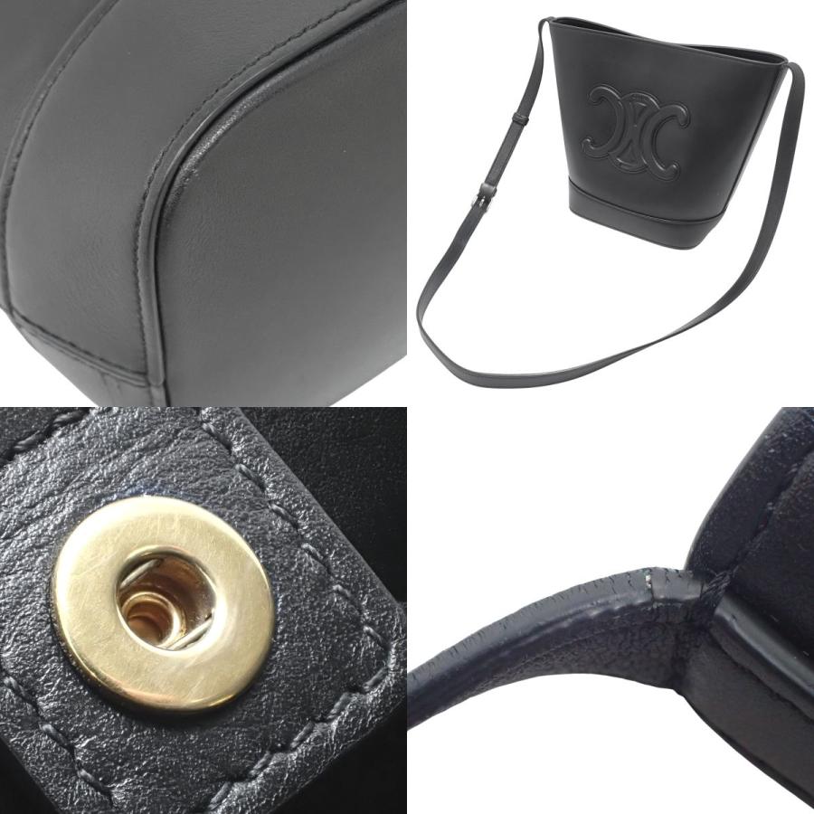 CELINE（セリーヌ） スモールバケット キュイル トリオンフ ショルダー