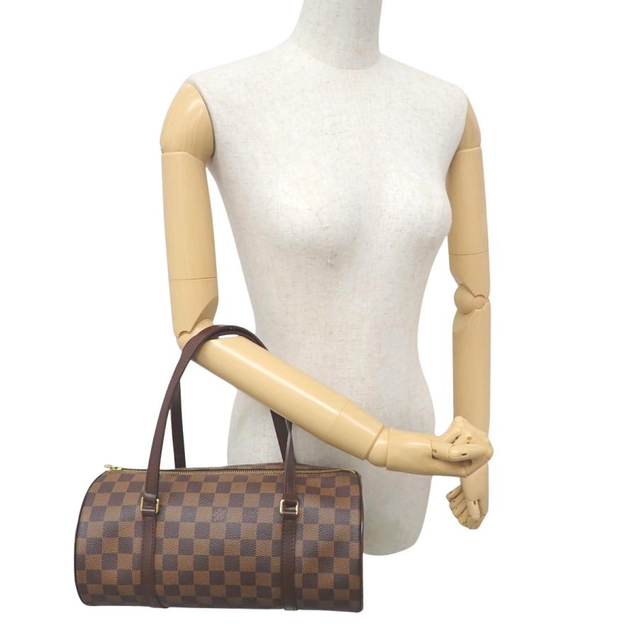 ルイ・ヴィトン ダミエ・エベヌ パピヨン30 ハンドバッグ トート ミニ