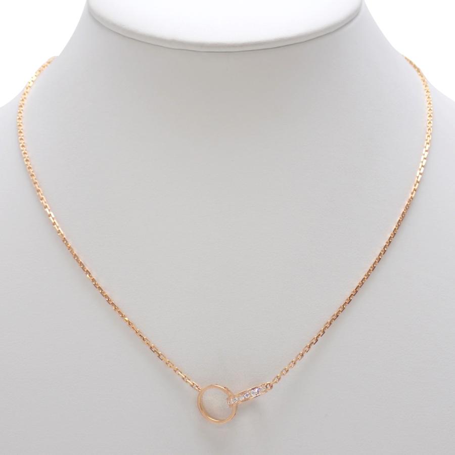 ラブ ネックレス ダイヤモンド ピンクゴールド Cartier（カルティエ） LOVE ネックレス ダイヤモンド B7013900 K18