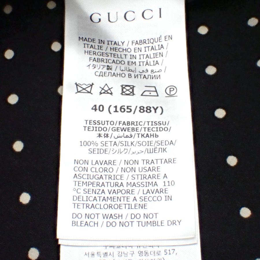 GUCCI グッチ ドットブラウス シャツ トップス 衣類 水玉 チュニック