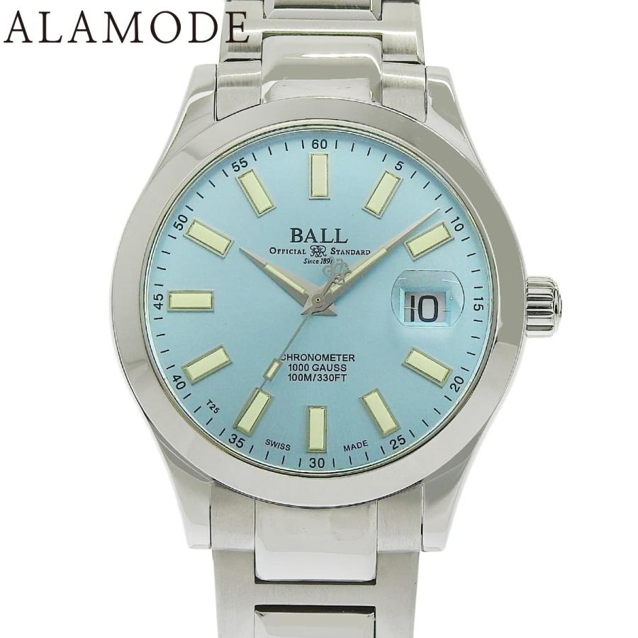 ボール ウォッチ エンジニア マーベライト クロノメーター NM9026C-S6CJ-IBE SS 自動巻き 腕時計 ライトブルー 40802154644【アラモード】 | 