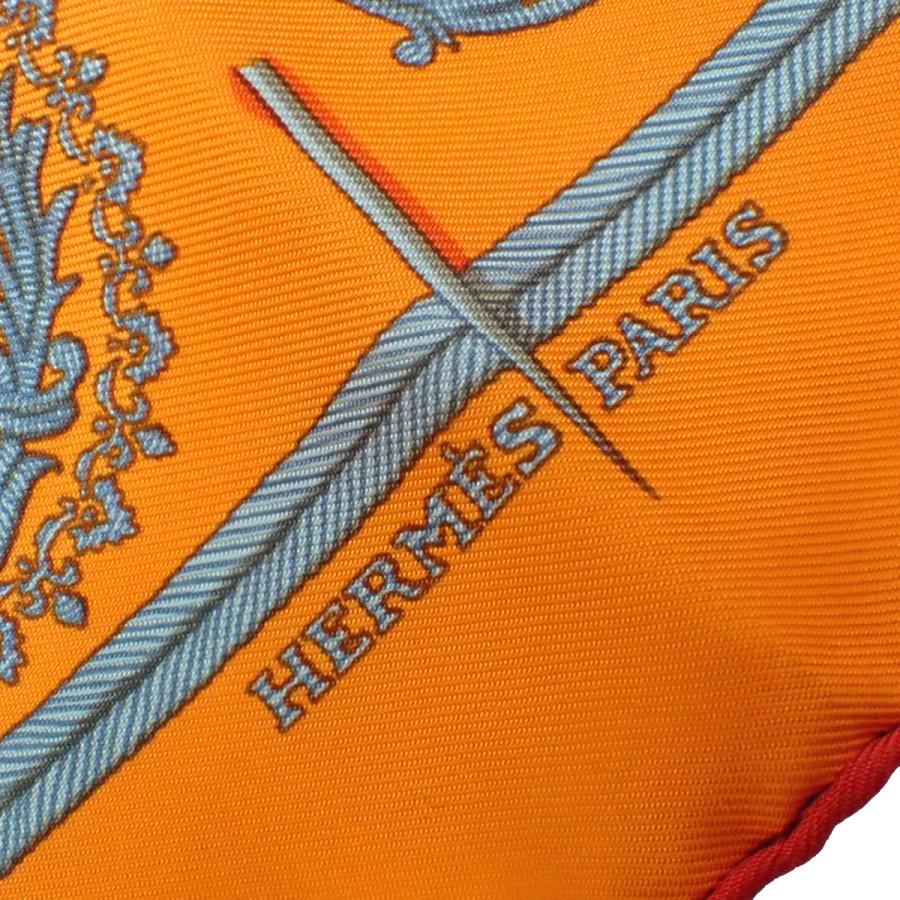 HERMES（エルメス） LES ARMES DE PARIS パリの紋章 カレ40 オレンジ