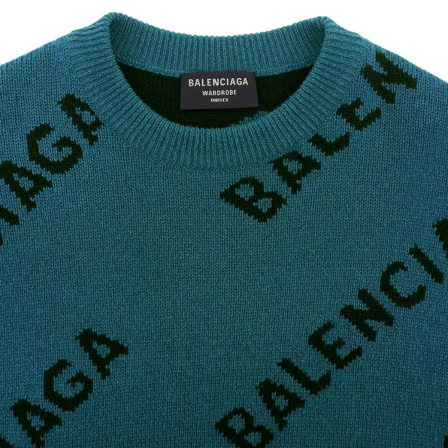 BALENCIAGA（バレンシアガ） ロゴ オーバーサイズ ニット セーター 