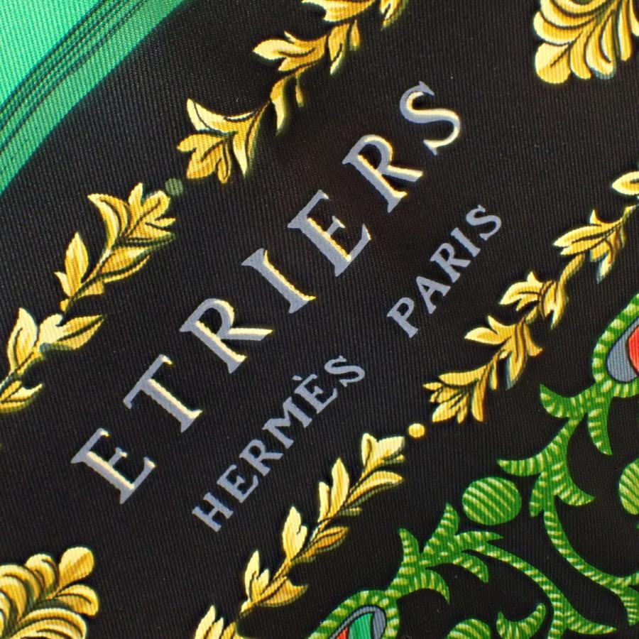 HERMES（エルメス） ETRIERS 鎧 F.de LA PERRIERE カレ90 レッド赤