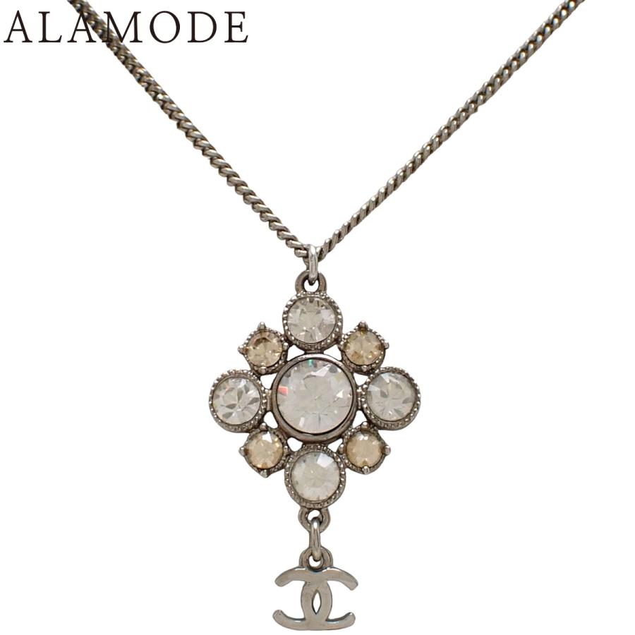 CHANEL（シャネル） ココマーク ラインストーン ネックレス メタル