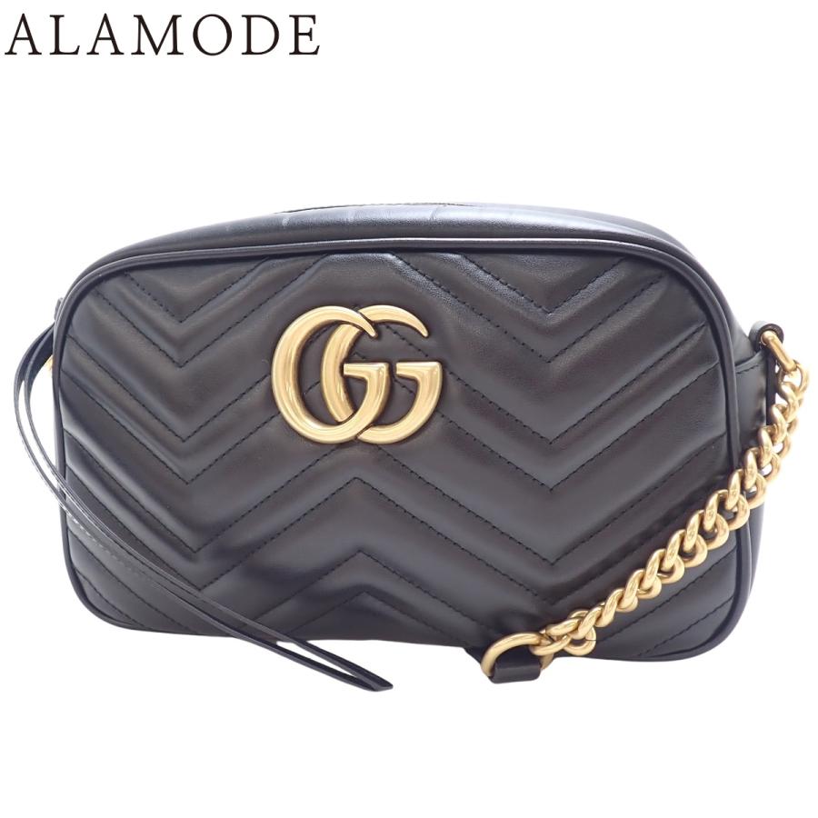 美品 GUCCI GGマーモント バッグ スモールカメラバッグ ショルダーバッグ GUCCI（グッチ） GGマーモント スモール カメラバッグ ショルダー