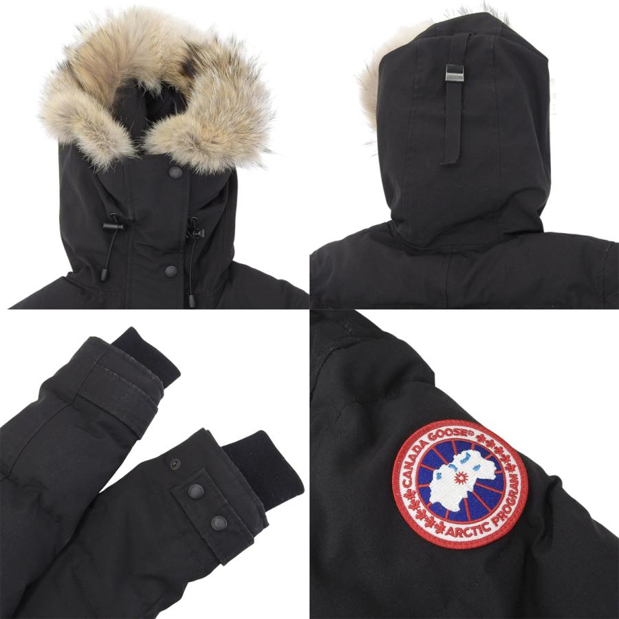 美品　カナダグース シェルバーン ダウンジャケット コヨーテファー ロゴワッペン CANADA GOOSE（カナダグース） シェルバーンパーカ ダウン ジャケット