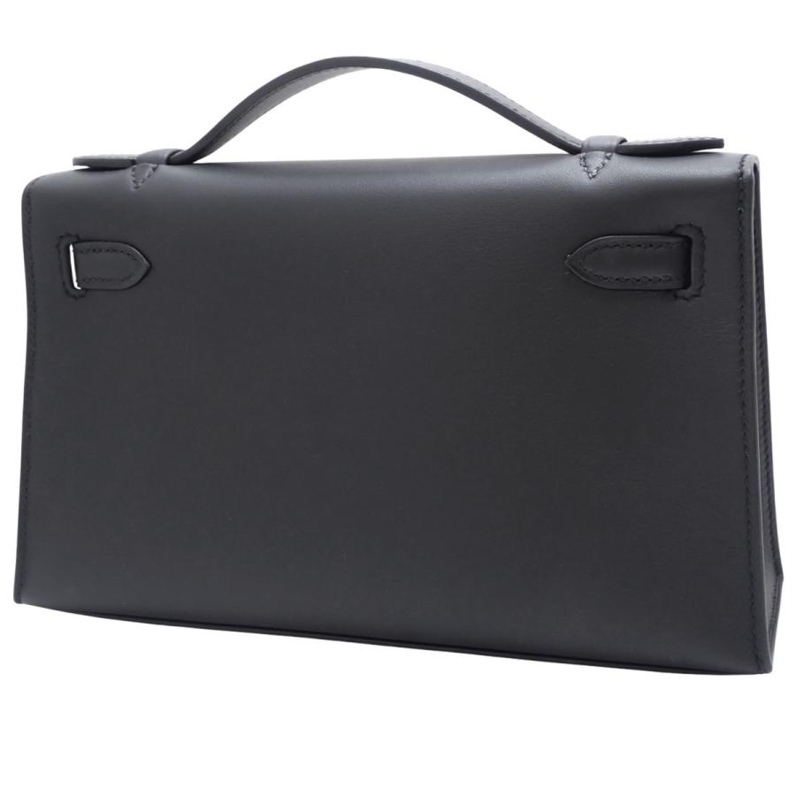 HERMES（エルメス） 【新品】 ポシェットケリー ブラック黒 シャンパン