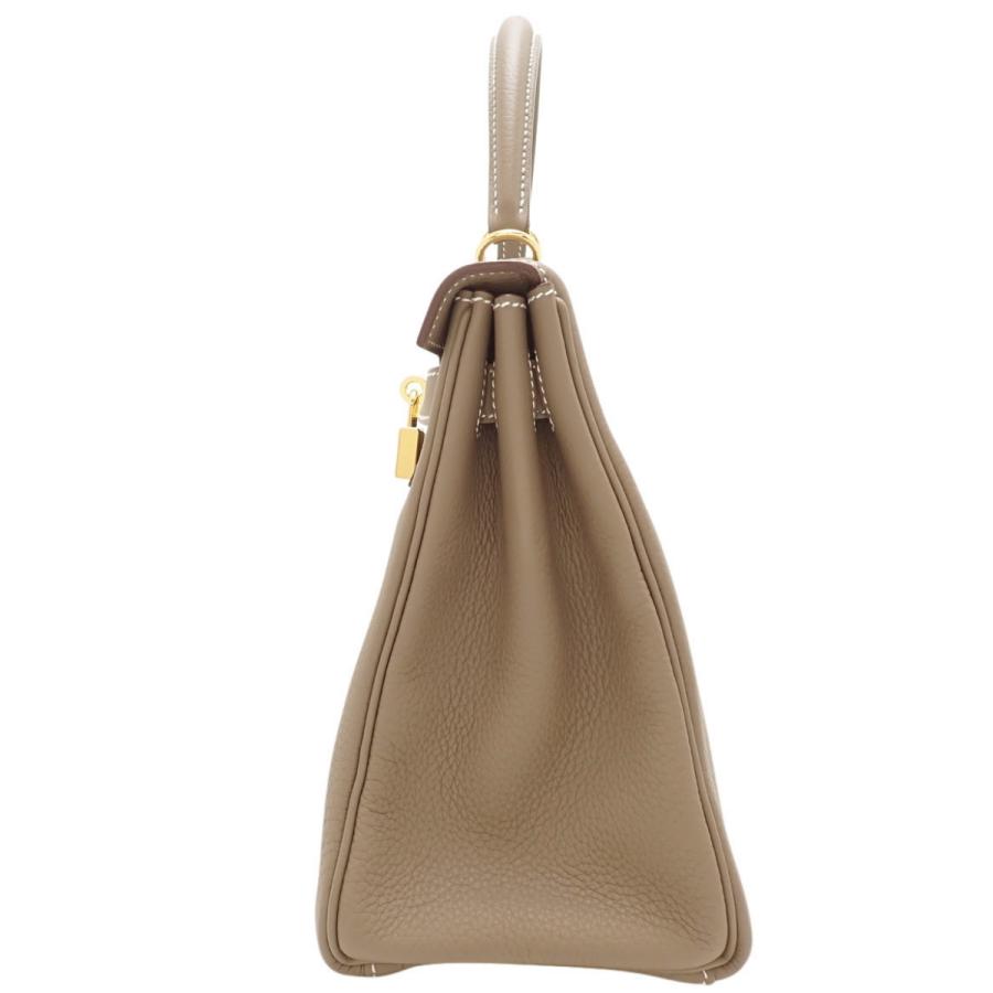 HERMES(エルメス) ケリー28 (内縫い) エトゥープ/エトープ グレージュ トゴ ゴールド金具 B刻印 ハンドバッグ 2way ショルダーバッグ 肩掛け レディース 40802158392【中古】【アラモード】 HERMES（エルメス） ケリー28 (内縫い) エトゥープ/エトープ