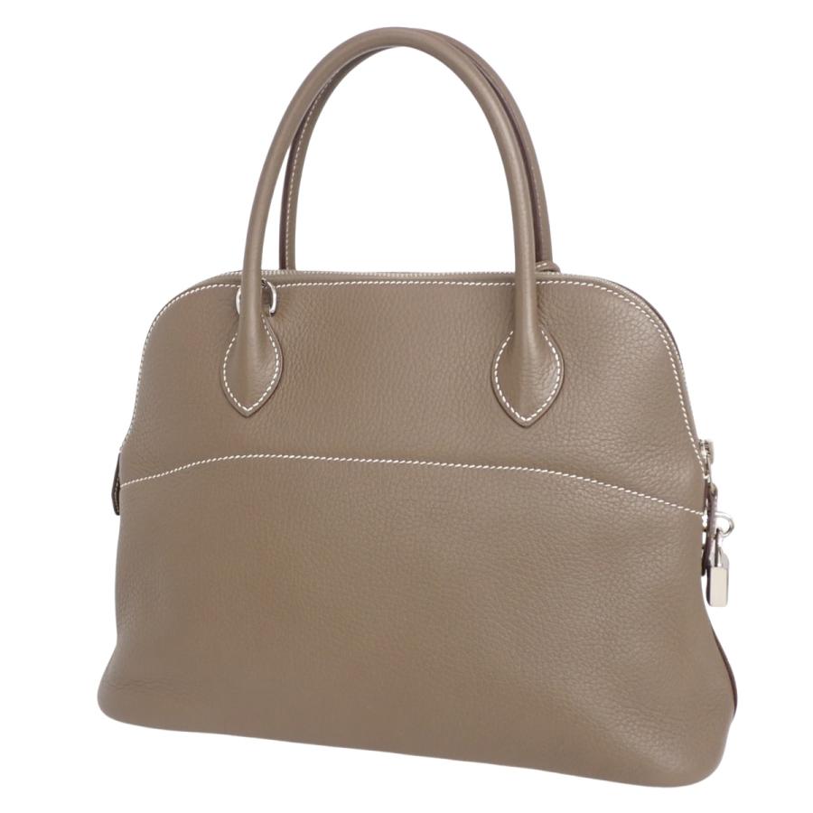 HERMES(エルメス) ボリード31 エトープ/エトゥープ グレージュ トリヨンクレマンス パラジウム金具 シルバー金具 C刻印 ハンドバッグ 2WAY ショルダー 肩掛け レディース 40802158408【中古】【アラモード】 HERMES（エルメス） ボリード31 エトープ/エトゥープ グレージュ