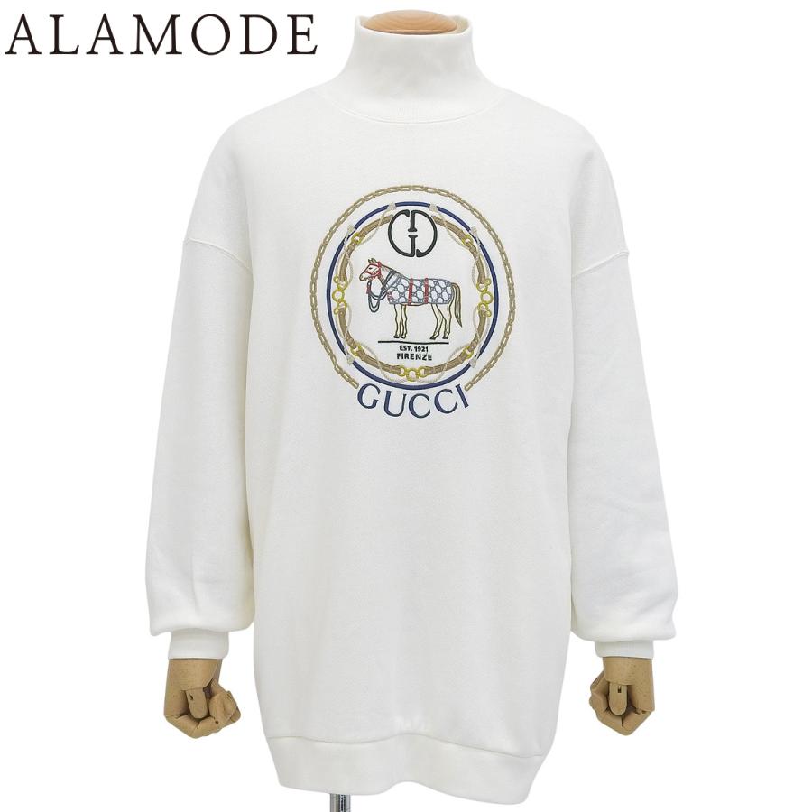 GUCCI（グッチ） 馬刺繍スウェット スウェット/パーカー S コットン