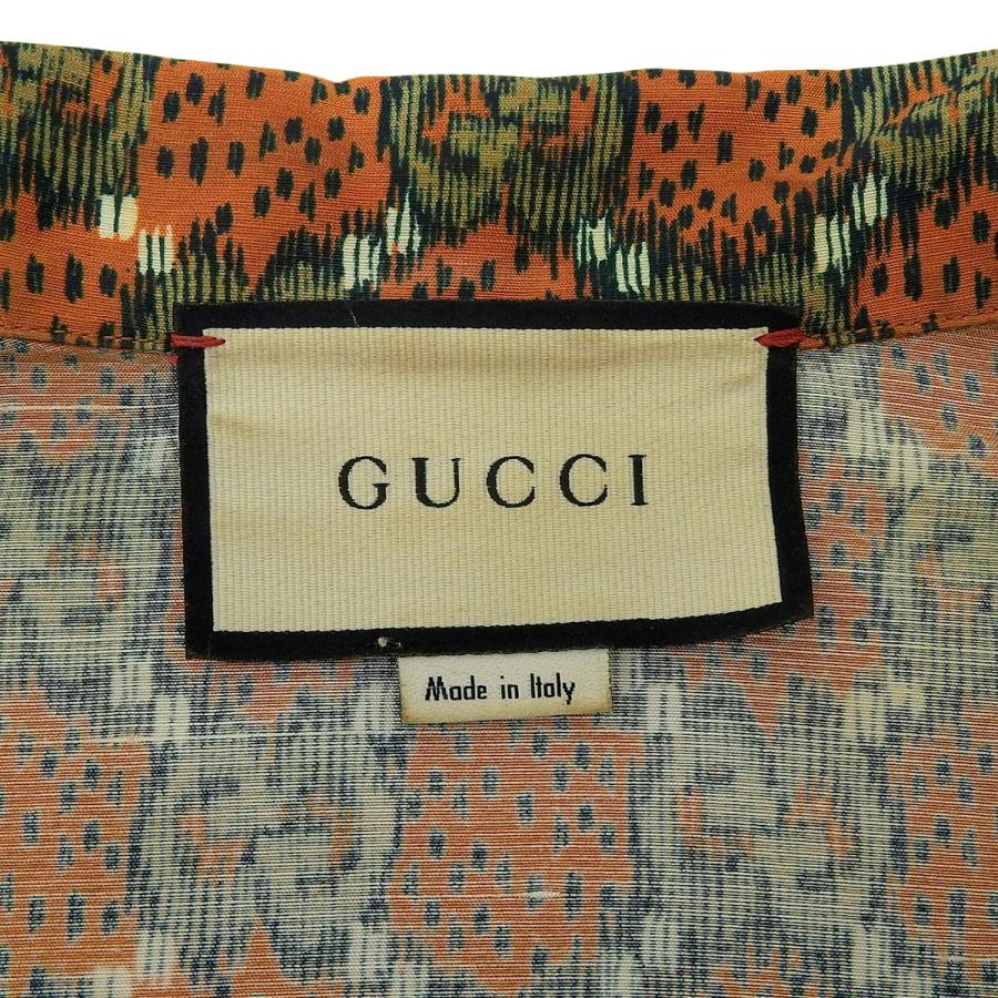 GUCCI（グッチ） GG柄シャツ ブラウス ファッション 半袖 オープン