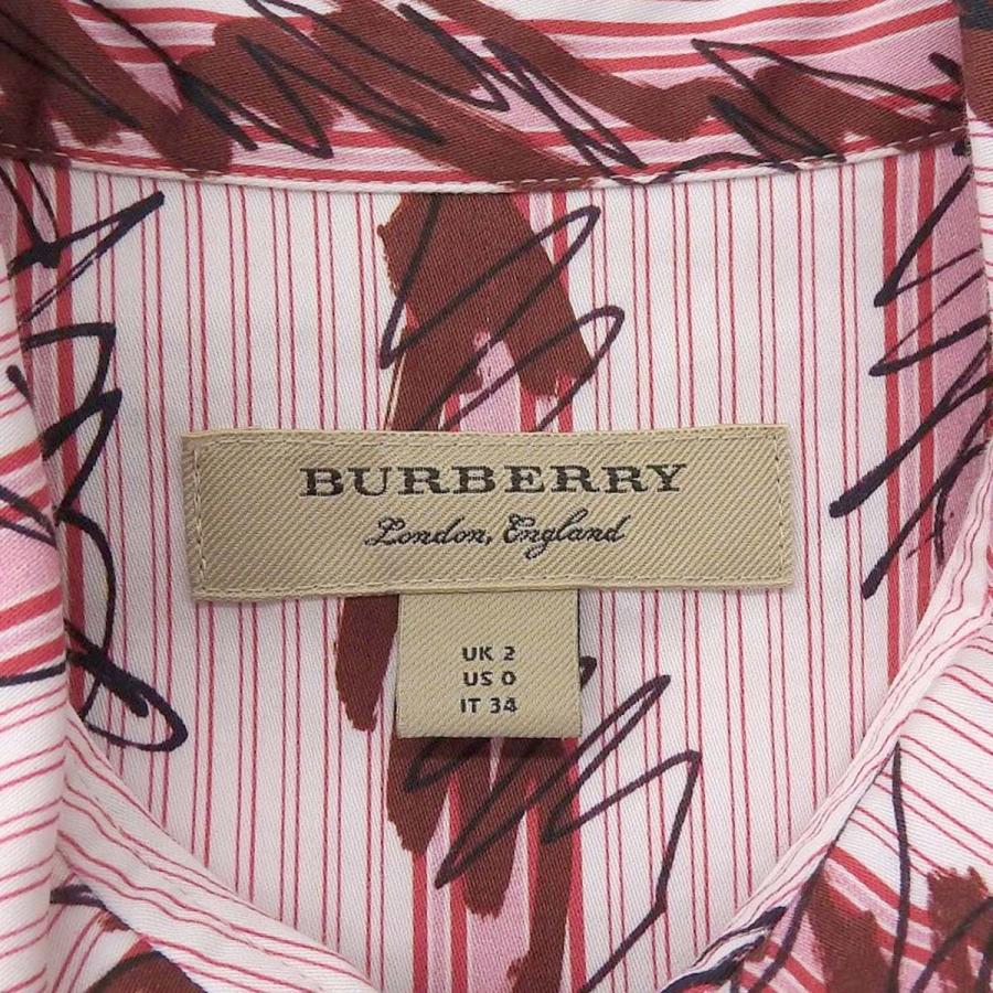 BURBERRY（バーバリー） ストライプシャツ ワンピース 半袖 scribble