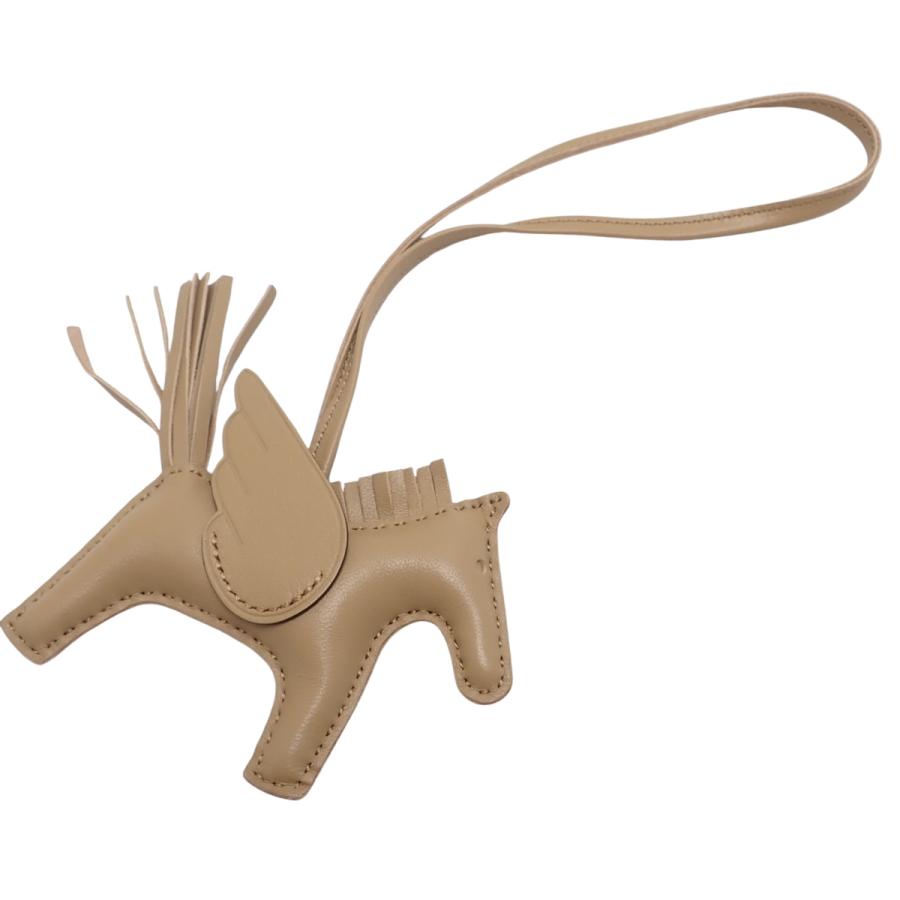 HERMES HERMES(エルメス) ロデオチャーム ペガサスPM チャイ ベージュ  