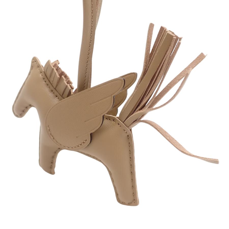 HERMES HERMES(エルメス) ロデオチャーム ペガサスPM チャイ ベージュ  