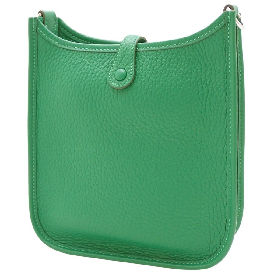 HERMES(エルメス) エブリン アマゾンTPM ヴェールヴェルティゴ グリーン緑 トリヨンクレマンス パラジウム金具 シルバー金具 W刻印 ショルダーバッグ 肩掛け 斜め掛け エヴリン レディース 40802159093【中古】【アラモード】 HERMES（エルメス） エブリン アマゾンTPM ヴェールヴェルティゴ