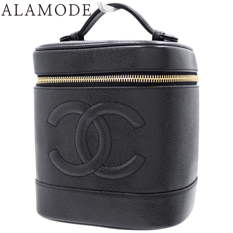 CHANEL（シャネル） ココマーク バニティ ハンドバッグ キャビアスキン 