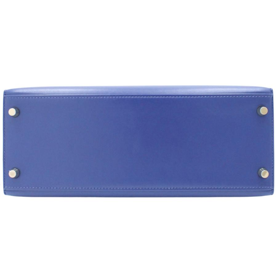 HERMES（エルメス） ケリー28 (外縫い) ブルーエレクトリック ブルー青