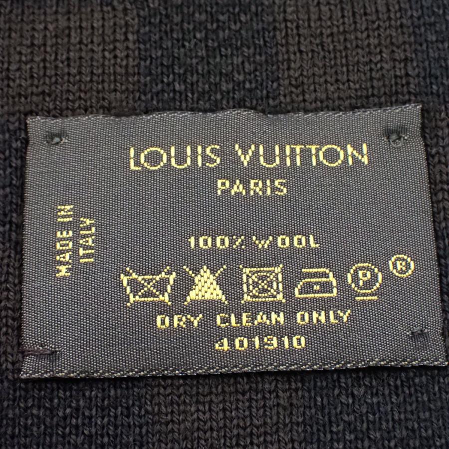 LOUIS VUITTON(ルイ・ヴィトン) ダミエ エシャルプ・プティ マフラー ウール メンズ 40802161412【中古】【アラモード】 LOUIS VUITTON（ルイ・ヴィトン） ダミエ エシャルプ・プティ マフラー