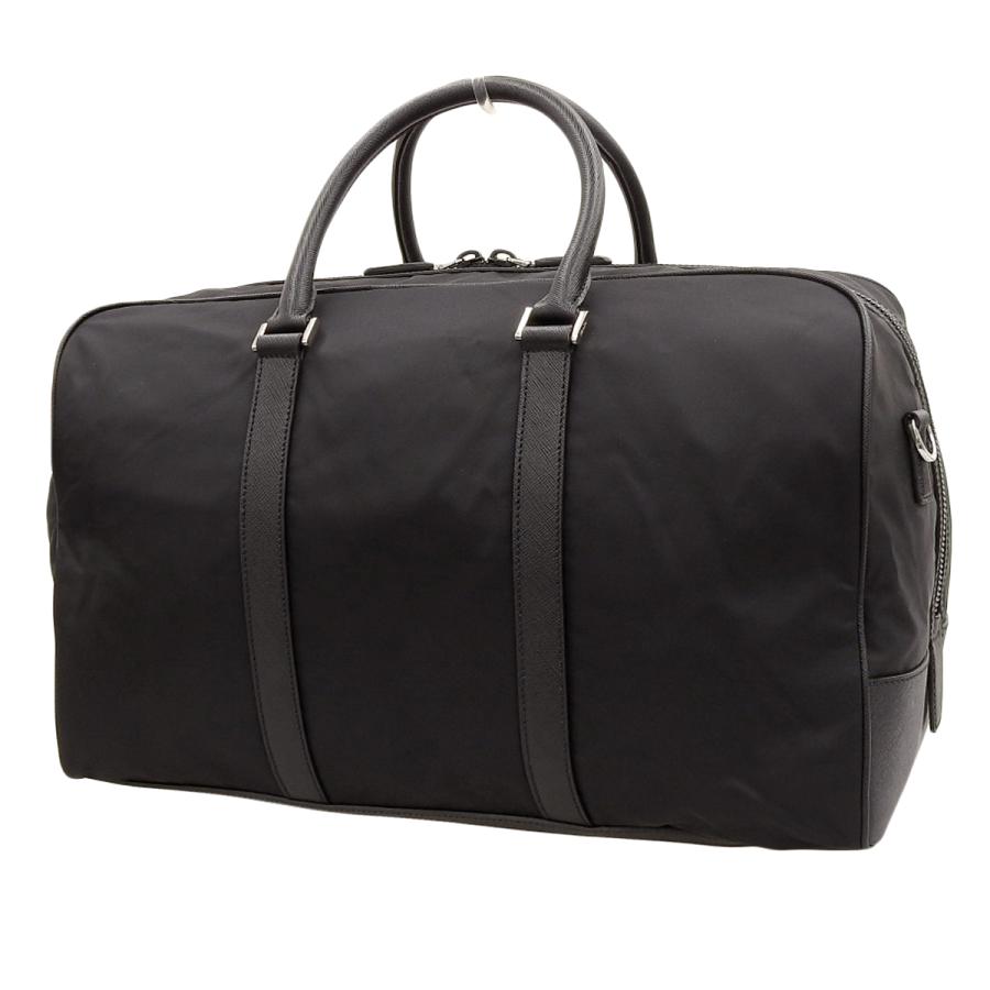 PRADA（プラダ） ロゴプレート ボストンバッグ ボストンバッグ 2WAY