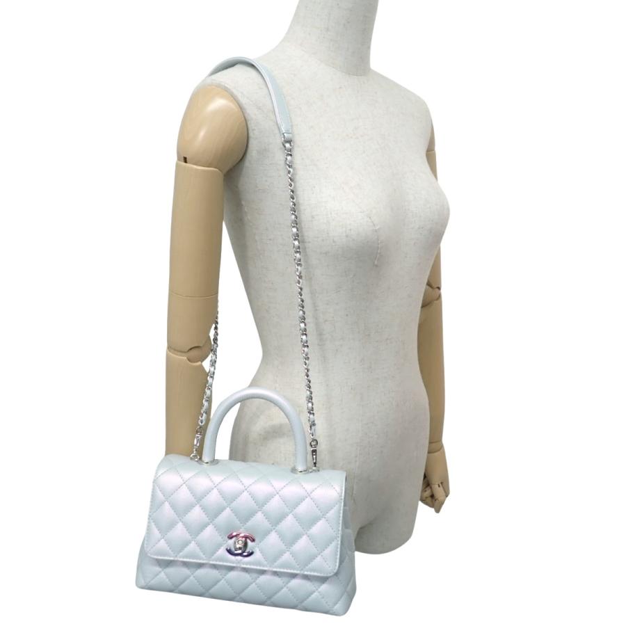 CHANEL（シャネル） マトラッセ ココハンドルXS ハンドバッグ キャビア