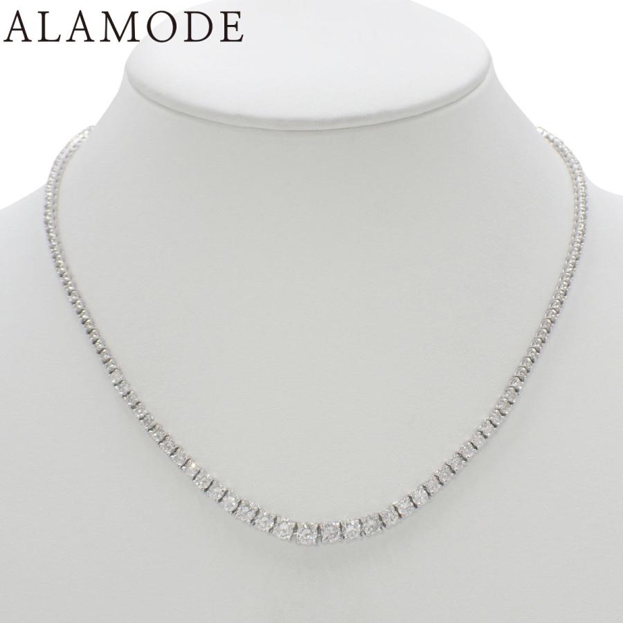 D5.00 ダイヤモンド テニスネックレス プラチナ Pt850 ネックレス