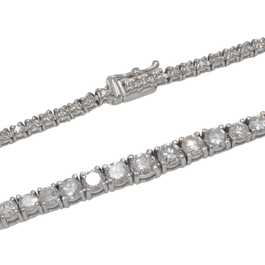 pt850 ダイヤモンド　シルバー　ネックレス D5.00 ダイヤモンド テニスネックレス プラチナ Pt850 ネックレス