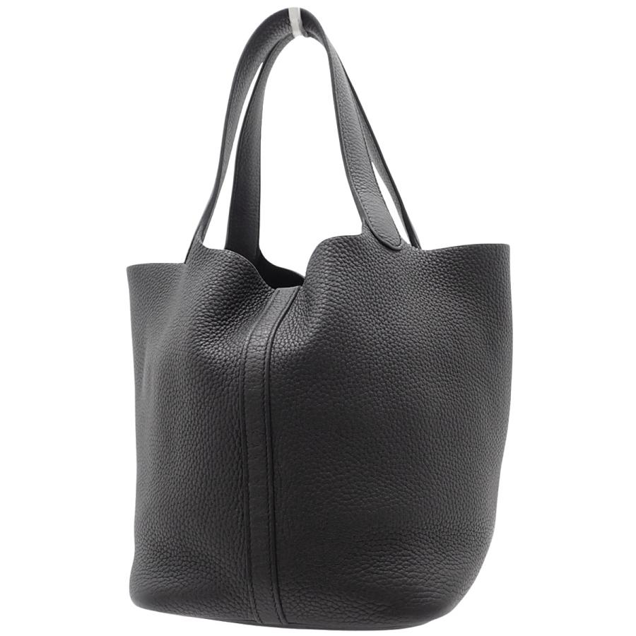 HERMES（エルメス） ピコタンロックMM ブラック黒 トリヨン ゴールド