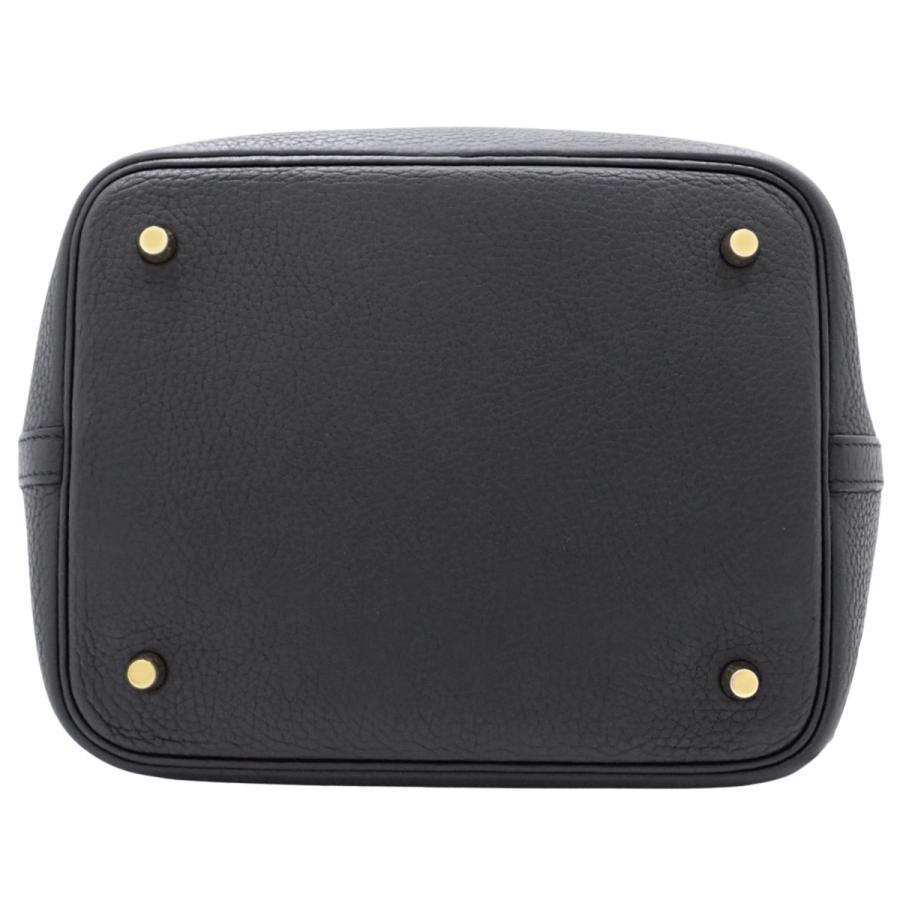 HERMES（エルメス） ピコタンロックMM ブラック黒 トリヨン ゴールド