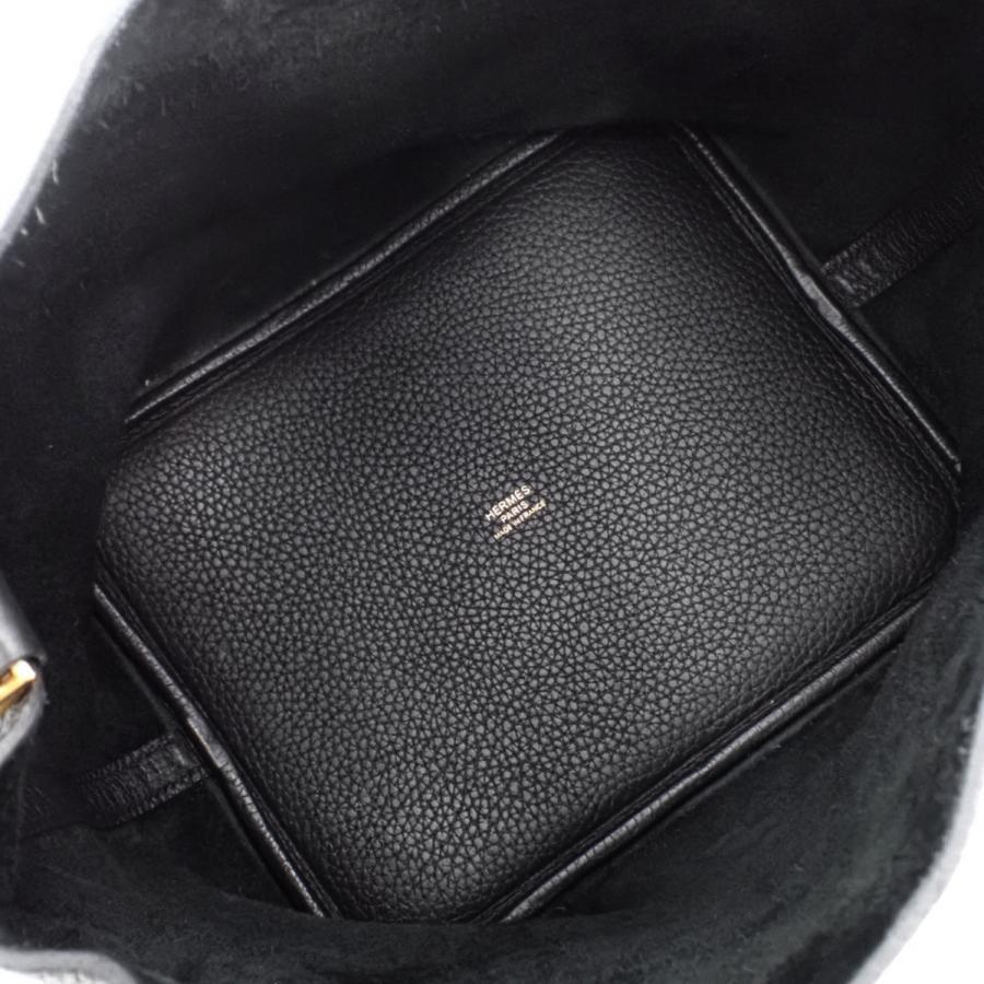 HERMES（エルメス） ピコタンロックMM ブラック黒 トリヨン ゴールド