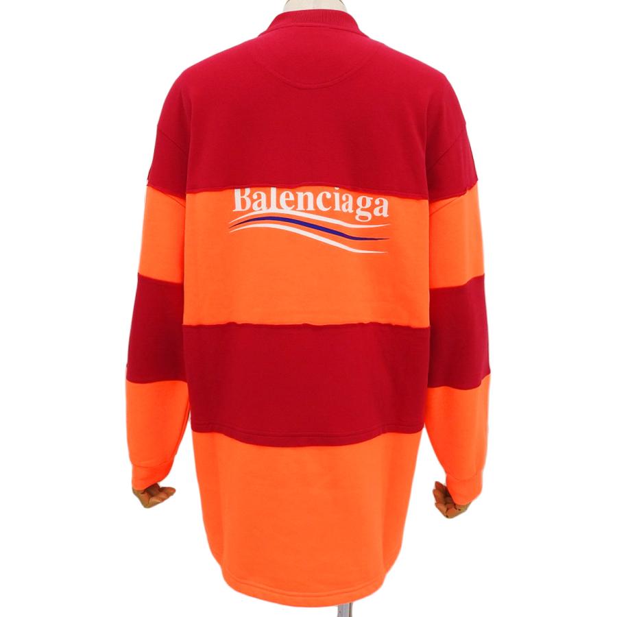 BALENCIAGA（バレンシアガ） パッチワーク ロングスリーブ ポロシャツ