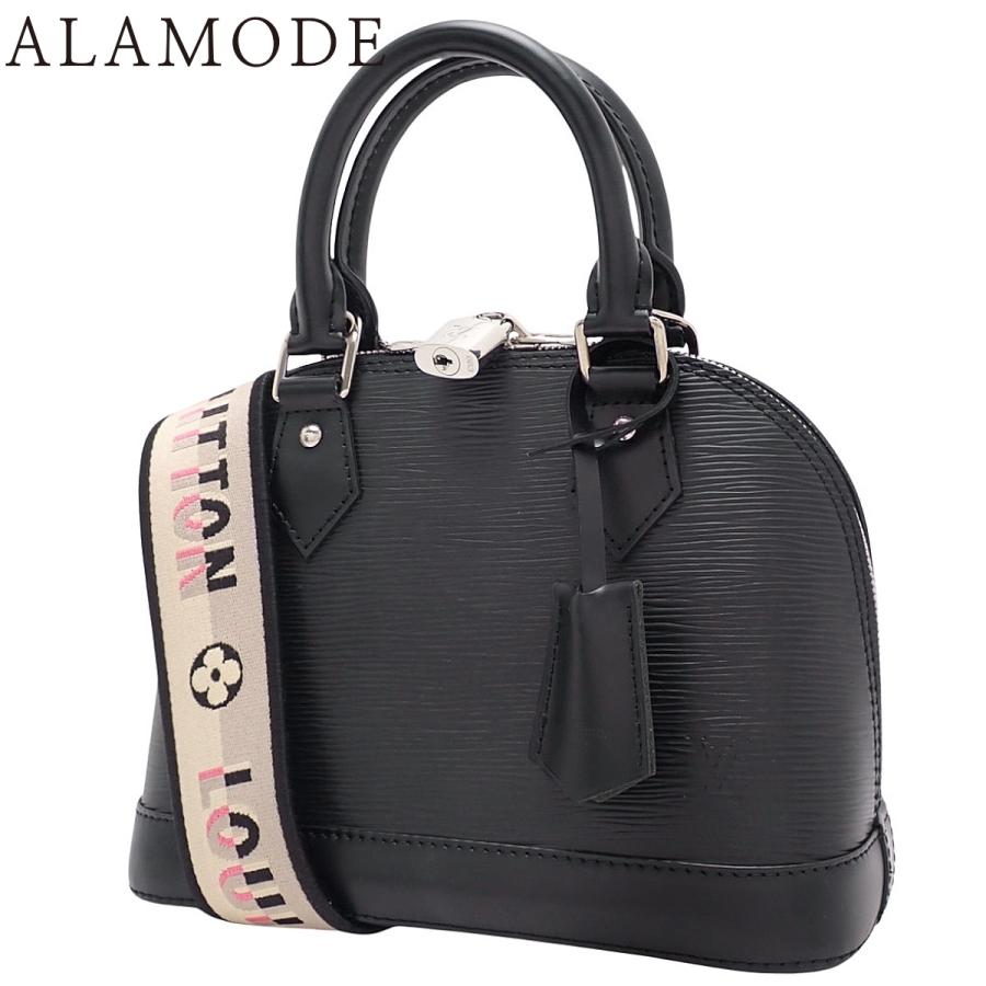 LOUIS VUITTON(ルイ・ヴィトン) エピ アルマBB ハンドバッグ 2WAY ショルダー 肩掛け 斜め掛け エピレザー ブラック黒 シルバー金具 M59217 レディース 40802164004【中古】【アラモード】 LOUIS VUITTON（ルイ・ヴィトン） エピ アルマBB ハンドバッグ 2WAY
