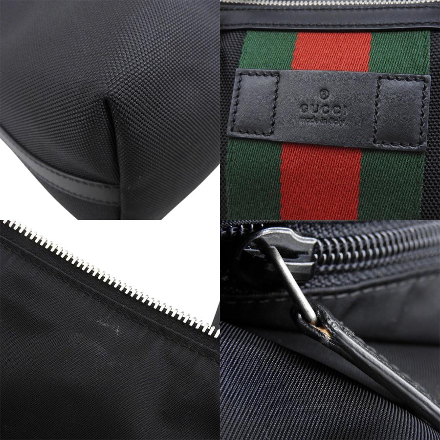 GUCCI（グッチ） トートバッグ シェリーライン キャンバス ブラック黒