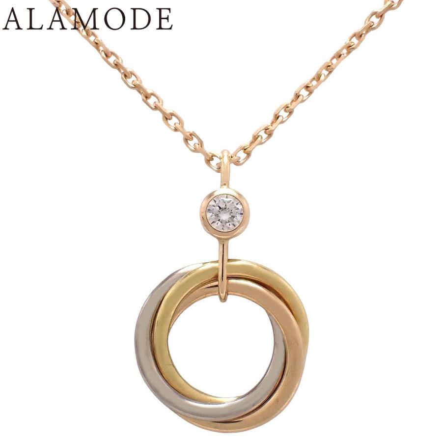 Cartier（カルティエ） トリニティ ネックレス ダイヤ B7223500 ピンク