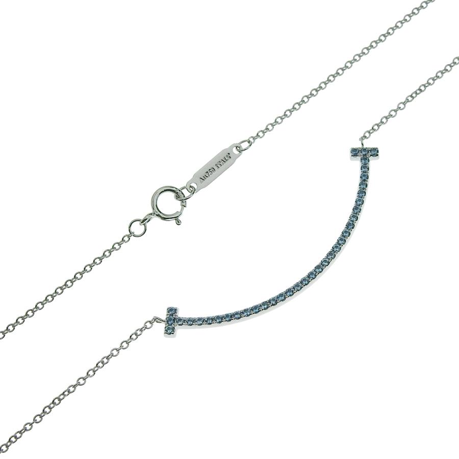 TIFFANY&Co.（ティファニー） T スマイル ペンダント ミニ ブルー