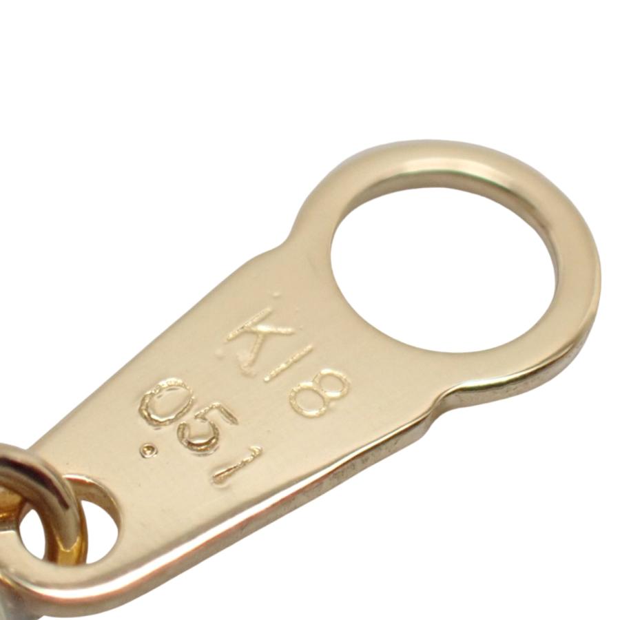 D0.51 フラワー ダイヤモンド ネックレス イエローゴールド K18YG 2.9g ジュエリー 花 金 レディース 40802164905【中古】【アラモード】_4
