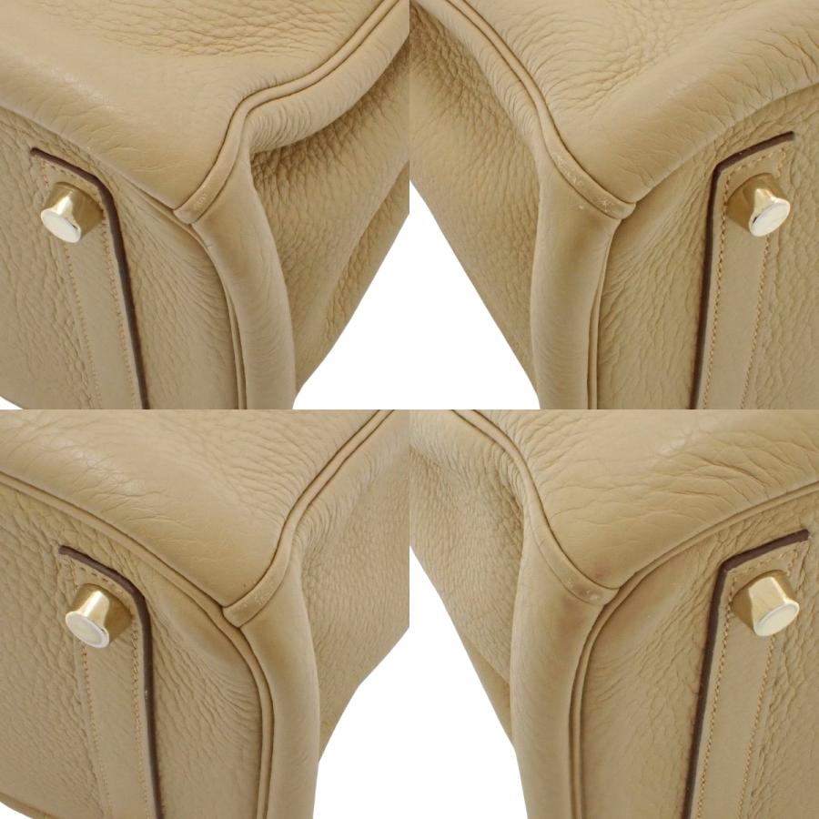 HERMES(エルメス) バーキン30 プシエール ベージュ トリヨンクレマンス ゴールド金具 □L刻印 ハンドバッグ トートバッグ レディース 40802165203【中古】【アラモード】 HERMES（エルメス） バーキン30 プシエール ベージュ トリヨン