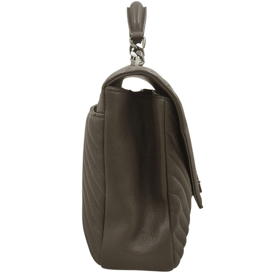 サンローランパリ ワンハンドルバッグ YSL ロゴ Vステッチ 2WAY