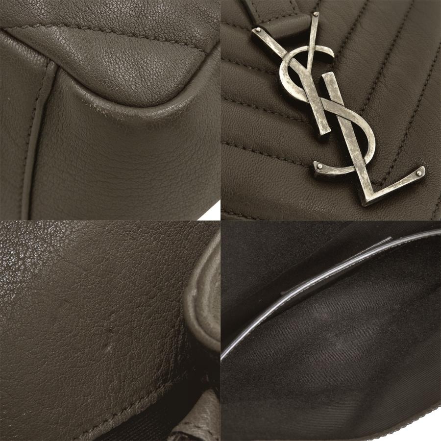 サンローランパリ ワンハンドルバッグ YSL ロゴ Vステッチ 2WAY