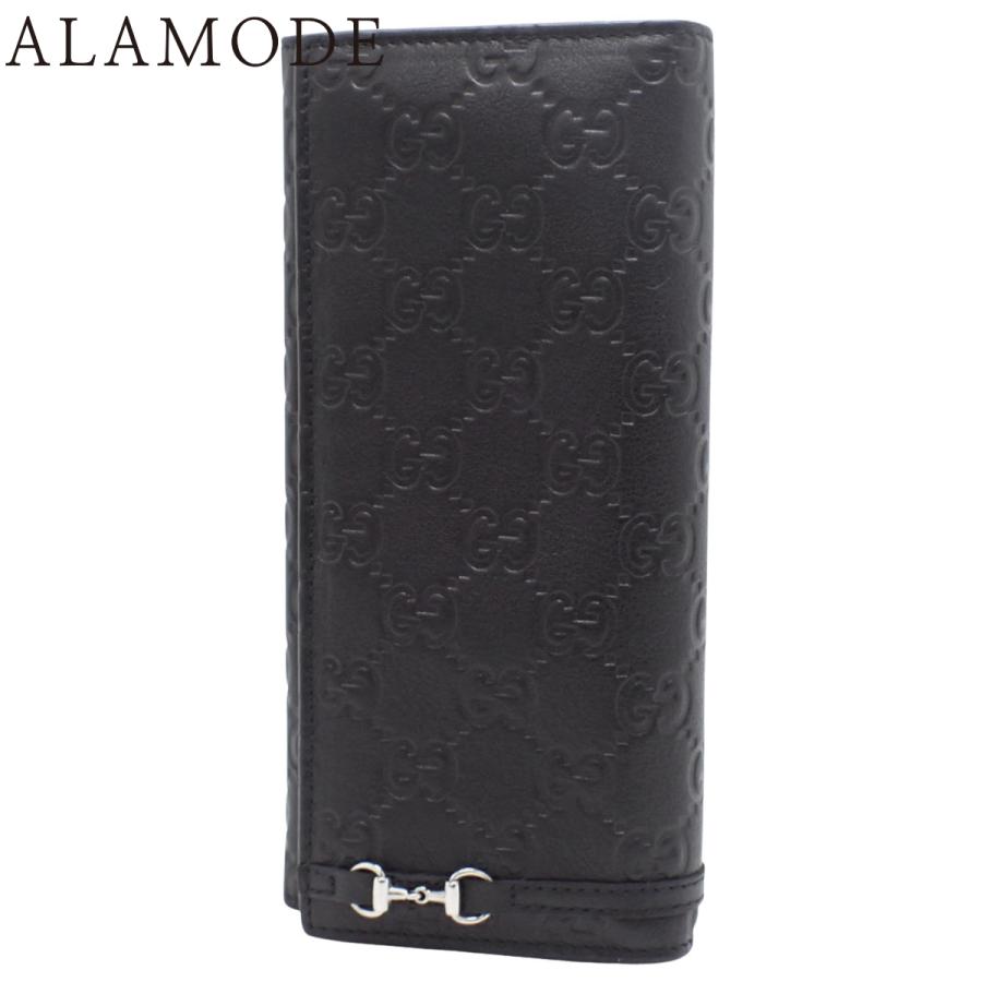 GUCCI（グッチ） グッチシマ 二つ折り長財布 ウォレット ホースビット