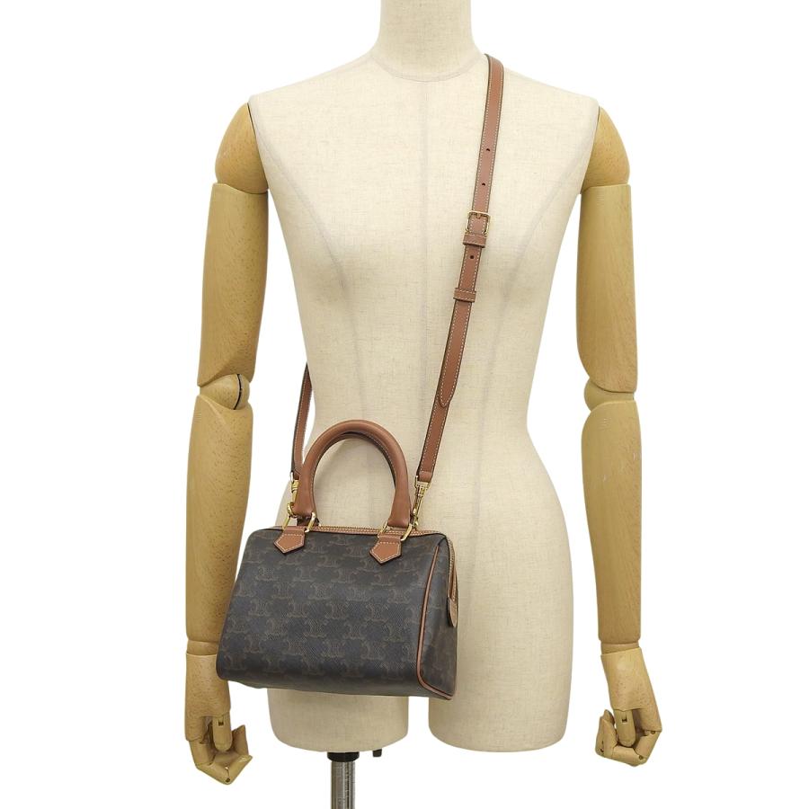 CELINE（セリーヌ） スモール ボストン ハンドバッグ トリオンフ