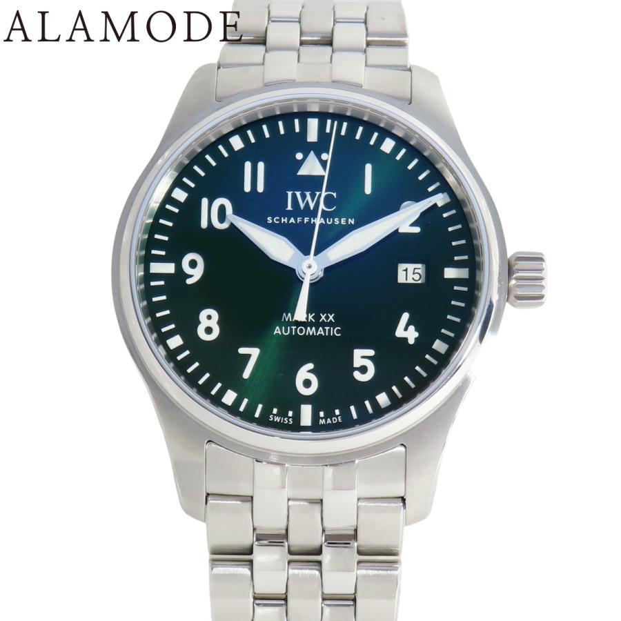 【2022年保証書付】IWC  パイロット・ウォッチ・マークXX IW328205 SS グリーン 自動巻き メンズ 40802167390【中古】【アラモード】 | IWC SCHAFFHAUSEN