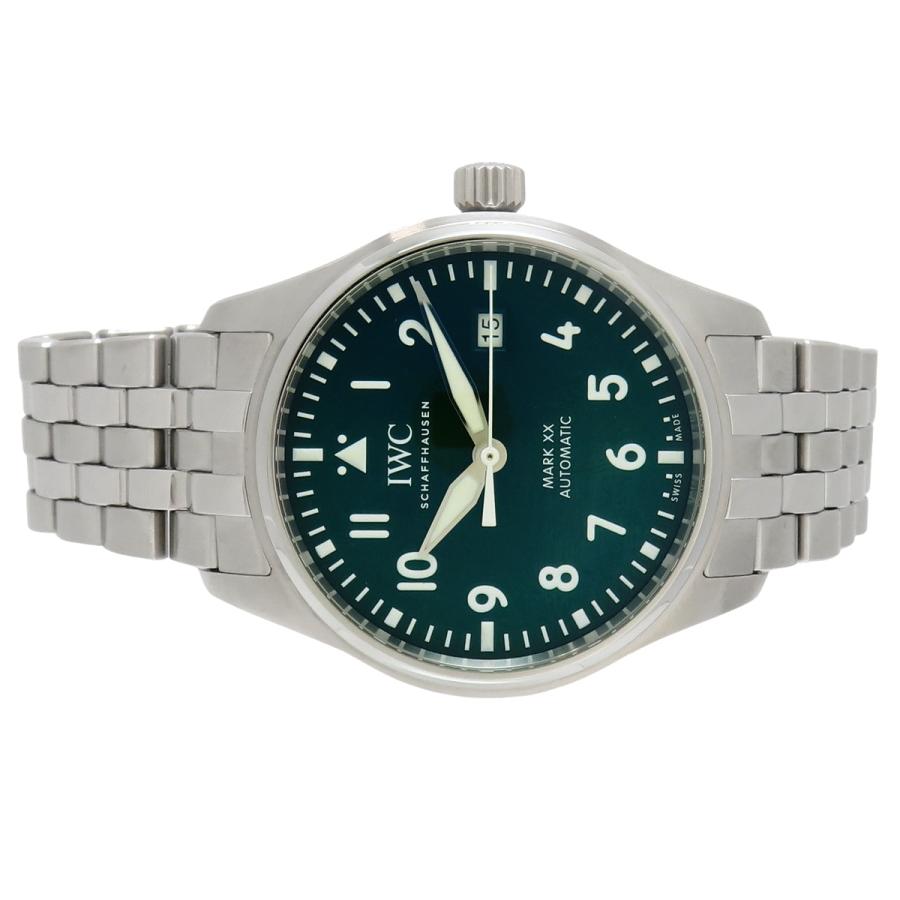 【2022年保証書付】IWC  パイロット・ウォッチ・マークXX IW328205 SS グリーン 自動巻き メンズ 40802167390【中古】【アラモード】 | IWC SCHAFFHAUSEN | 01