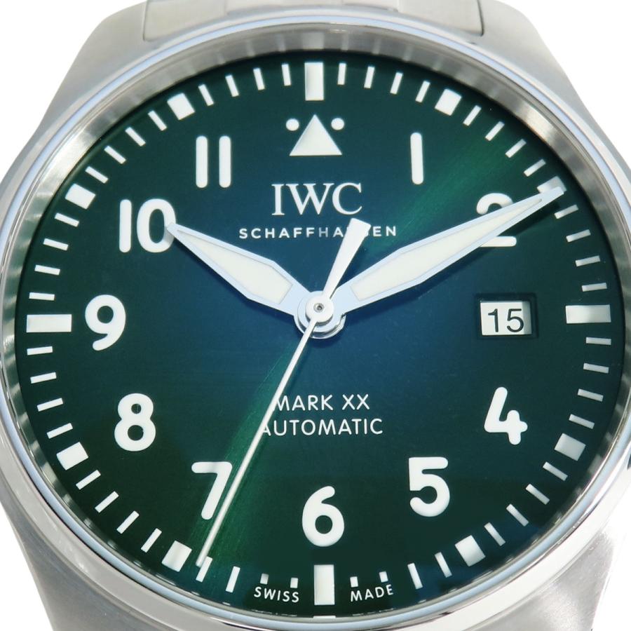 【2022年保証書付】IWC  パイロット・ウォッチ・マークXX IW328205 SS グリーン 自動巻き メンズ 40802167390【中古】【アラモード】 | IWC SCHAFFHAUSEN | 02