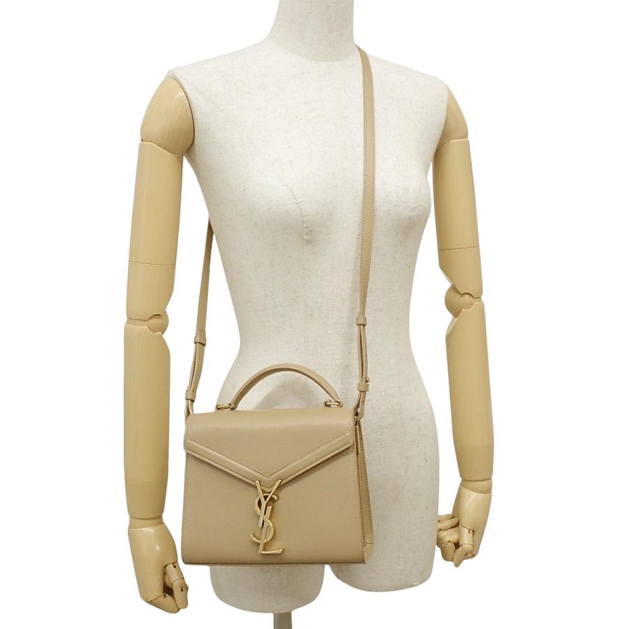 サンローランパリ カサンドラ ミニ トップハンドル ハンドバッグ 2WAY