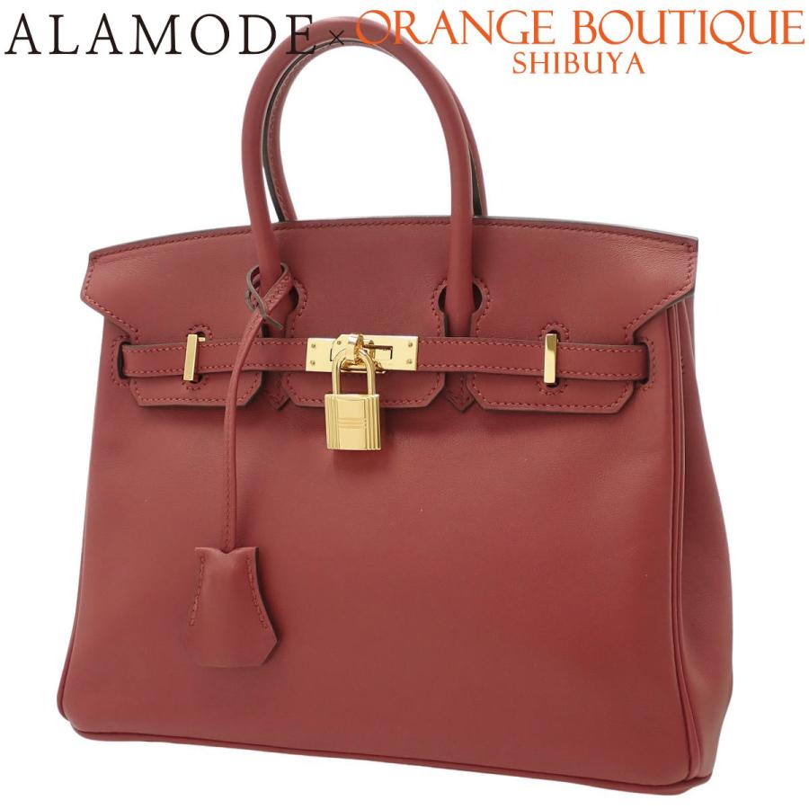 HERMES(エルメス) バーキン25 ルージュグレナ ボルドー ヴォースイフト ゴールド金具 X刻印 ハンドバッグ トートバッグ レディース 40802169174【中古】【アラモード】 HERMES（エルメス） バーキン25 ルージュグレナ ボルドー ヴォー